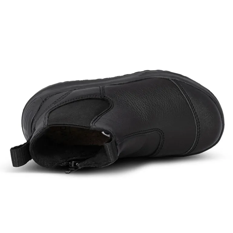 Woden Kinder Wodens Silja Warme Leder Stiefel 020 Black