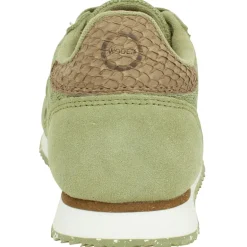 Woden Sneakers aus Wildleder Damen Ydun Mesh II 306 Oliv