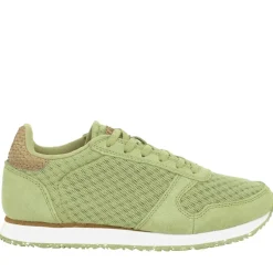 Woden Sneakers aus Wildleder Damen Ydun Mesh II 306 Oliv