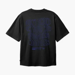 Woodbird Herren Baine Wobble T-Shirt Schwarz