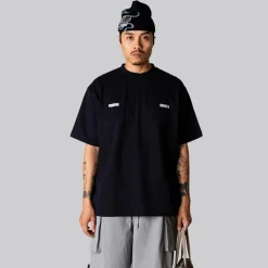 Woodbird Herren Baine Zilla T-Shirt Schwarz