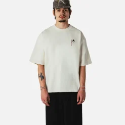 Woodbird Herren Beam Suma T Shirt Off White