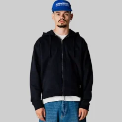Woodbird Herren Fuji Base Zip Hoodie Schwarz