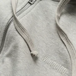Woodbird Herren Fuji Base Zip Hoodie Light Grey Melange