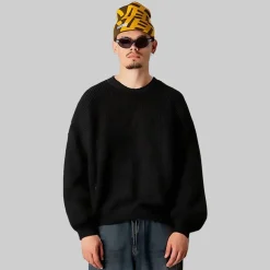 Woodbird Herren Kurt Koi Lieferung Pullover Schwarz