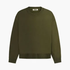 Woodbird Herren Kurt Kunst Rundhals Sweatshirt Dark Brown