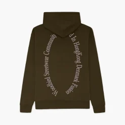 Woodbird Herren Pacs Founded Hoodie Dark Brown