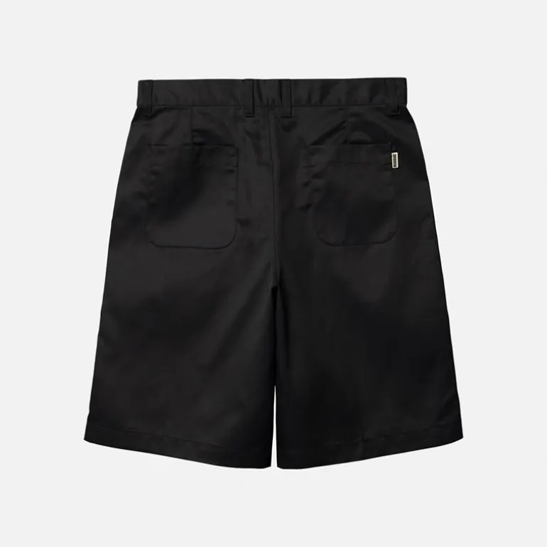 Woodbird Herren Rami Chinohose Shorts Schwarz