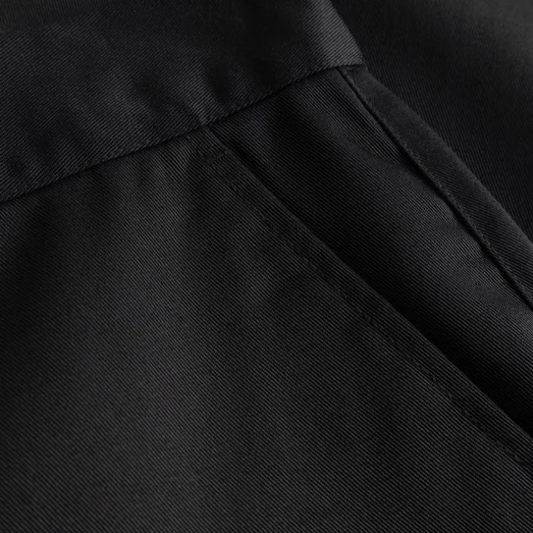 Woodbird Herren Rami Chinohose Shorts Schwarz