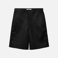 Woodbird Herren Rami Chinohose Shorts Schwarz