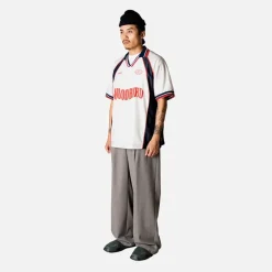 Woodbird Herren Taka Kurzarm Poloshirt Off White