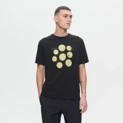 Wood Wood Herren Ace Eyes T Shirt Schwarz