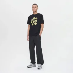 Wood Wood Herren Ace Eyes T Shirt Schwarz