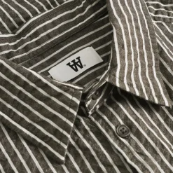 Wood Wood Herren Adrian Hemd Delicioso Stripe