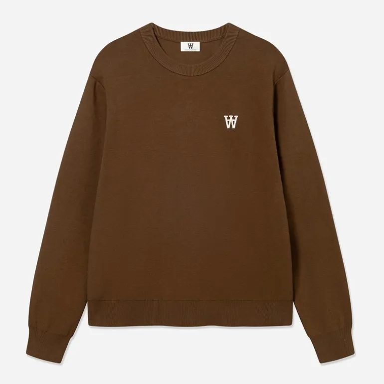 Wood Wood Herren Curt Rundhals Pullover Desert Palm