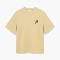 Wood Wood Herren Liam T Shirt Pale Olive Green