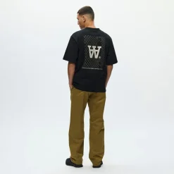 Wood Wood Herren Liam T Shirt Schwarz