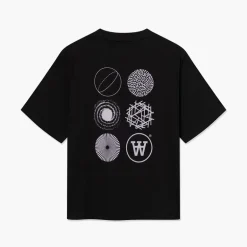Wood Wood Herren Liam T Shirt Schwarz