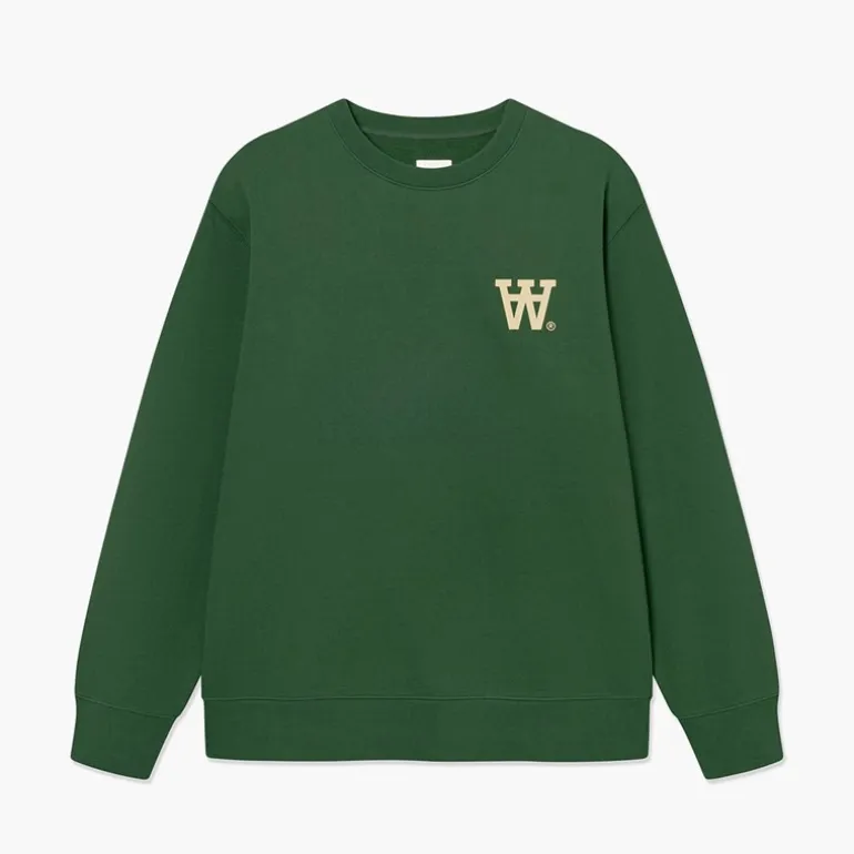 Wood Wood Herren Noel Brust Druck Sweatshirt Eden