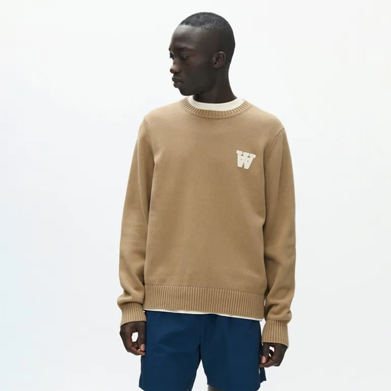 Wood Wood Herren Tay Gestrickter Pullover Ermine