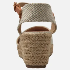Wrangler Damen Bella Knöchelriemen Keilabsatz Sandalen Birch